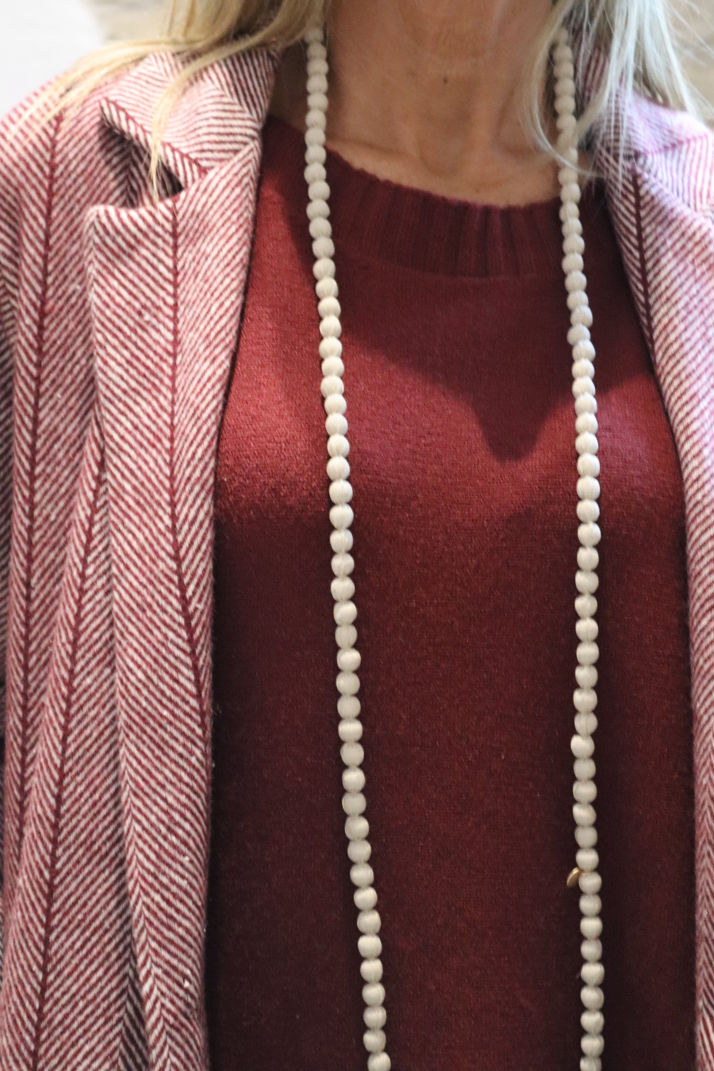 COLLAR EVA BLANCO ROTO