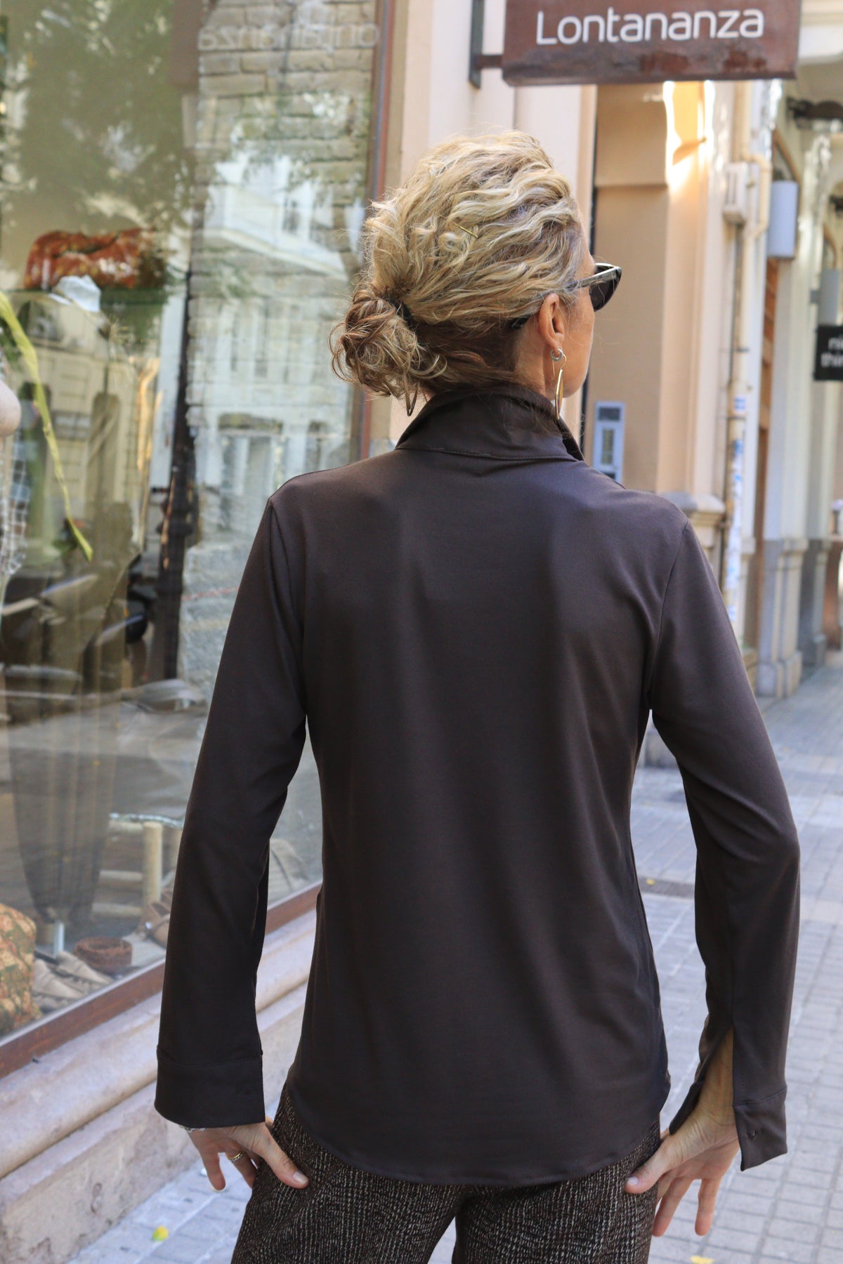 CAMISA MAR CHOCOLATE