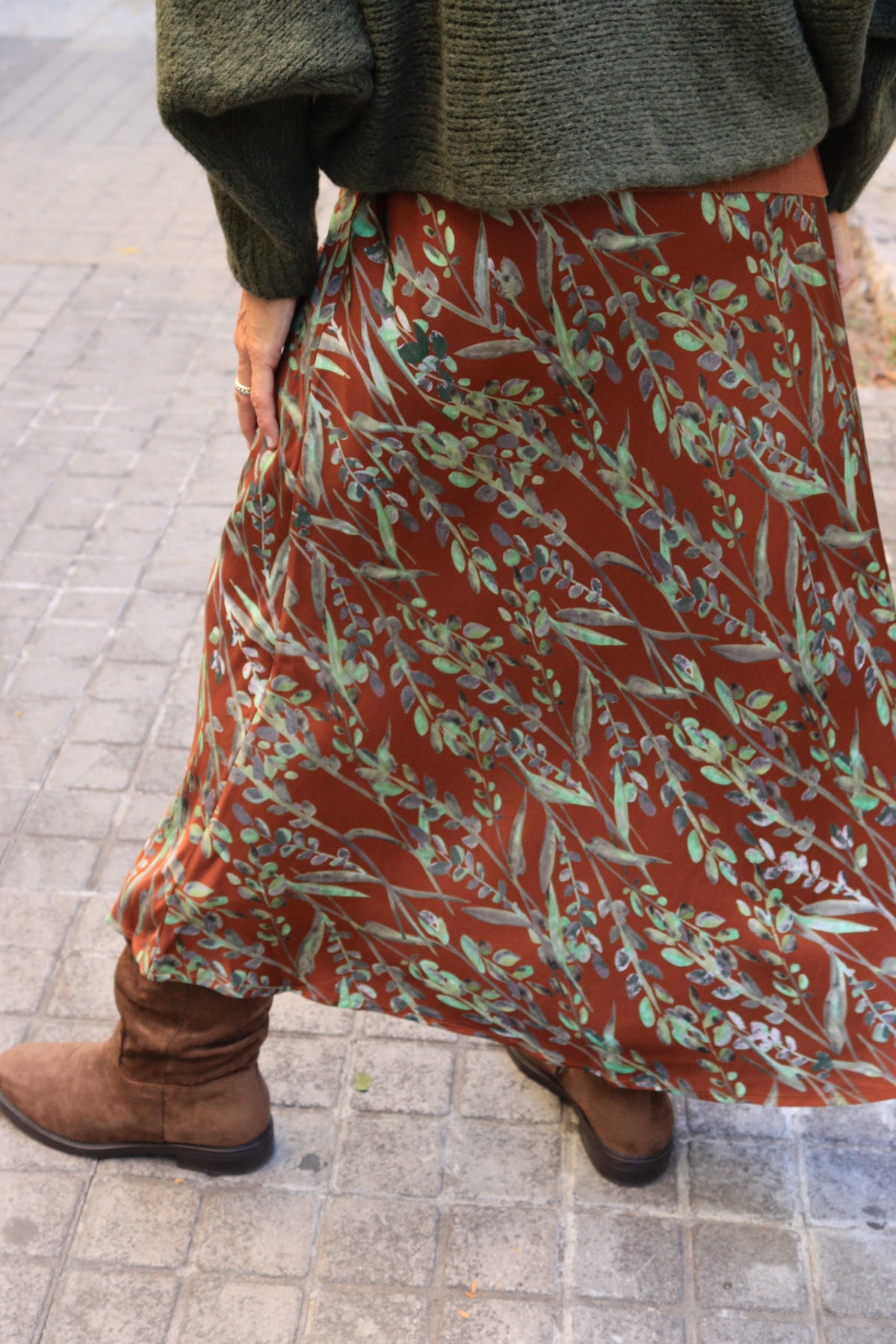 FALDA ALICE TERRACOTA