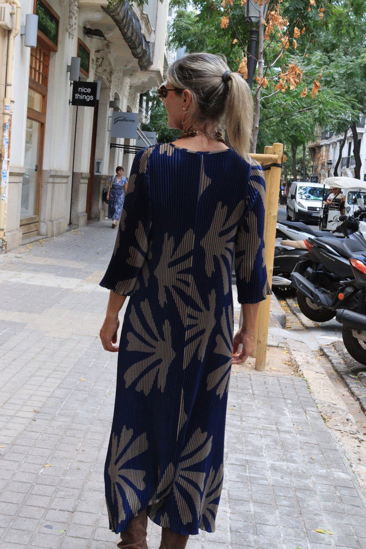 VESTIDO CARLA AZULES