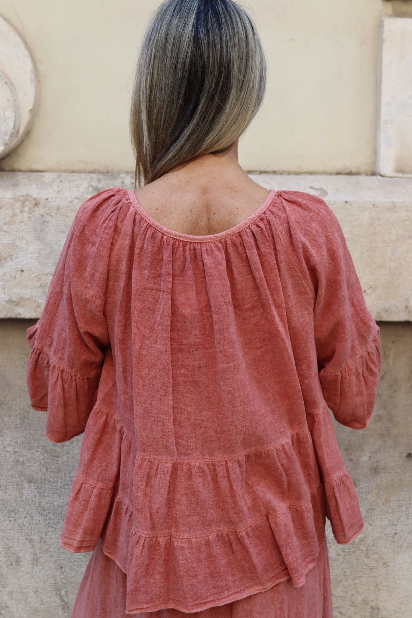 BLUSA CELIA CORAL