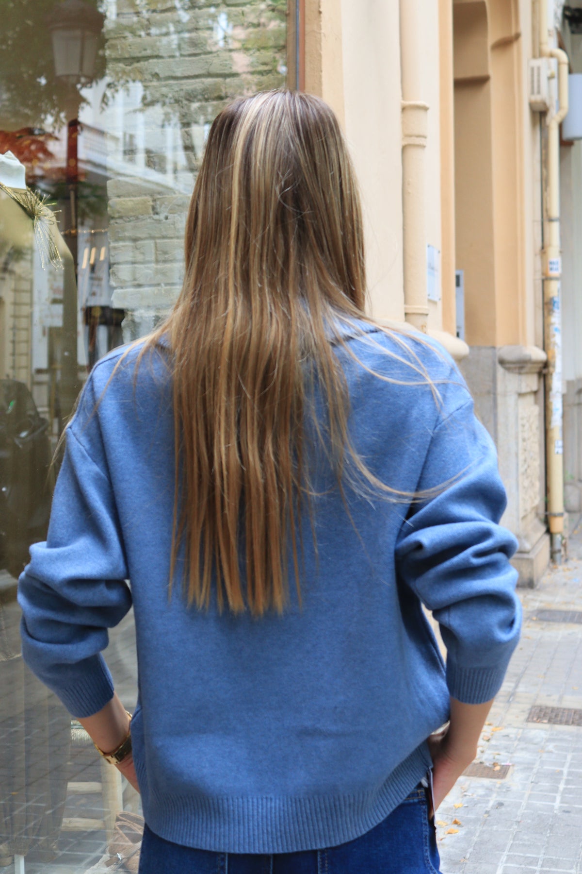 JERSEY POLERA AZUL