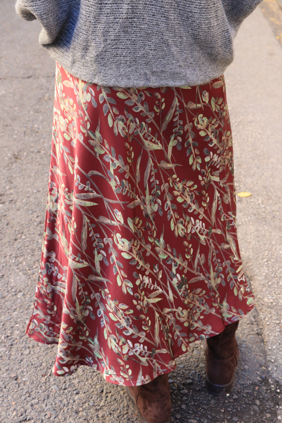 FALDA ALICE BERENJENA