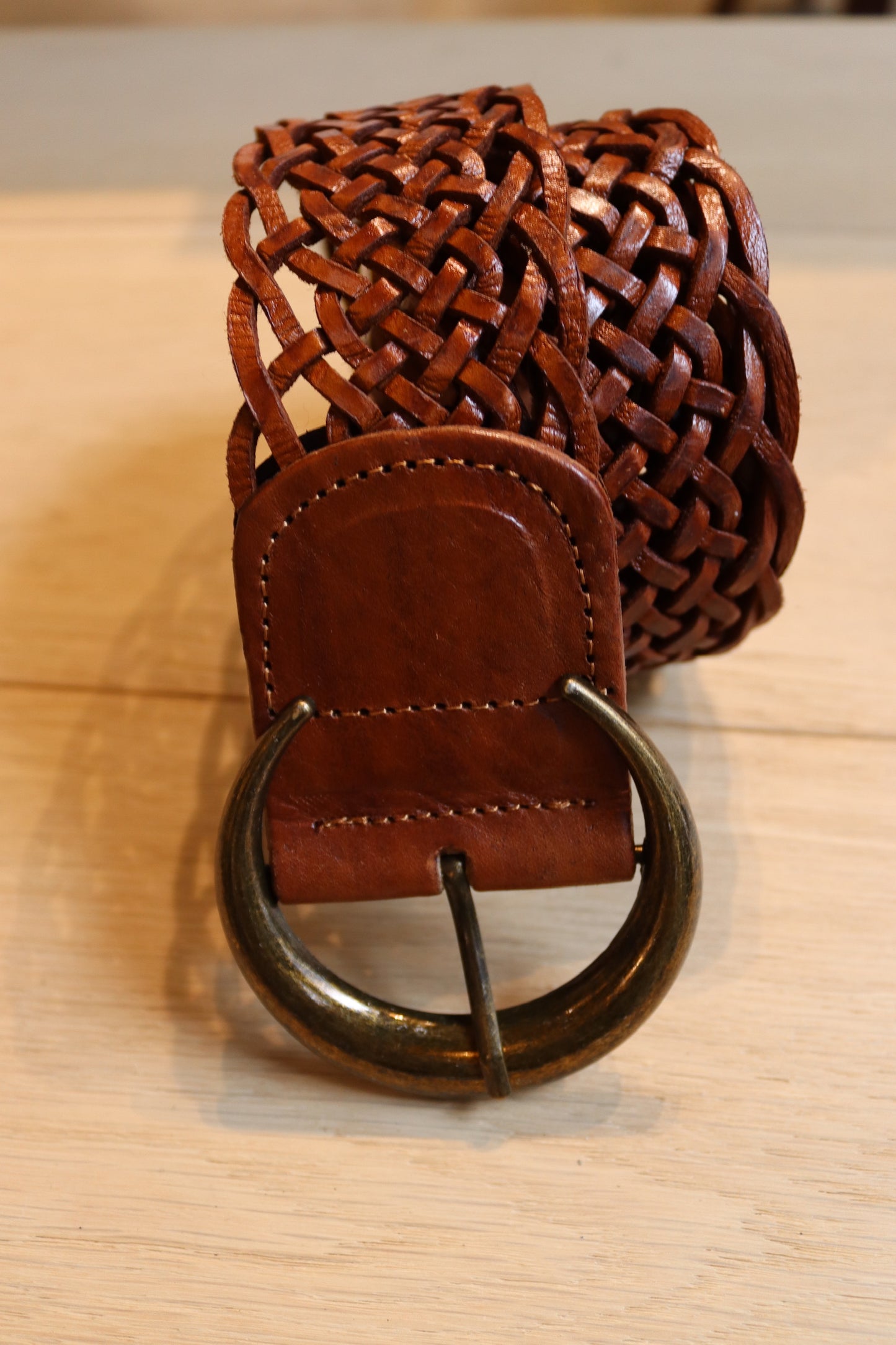 CINTURON HEBILLA LUNA NATURAL