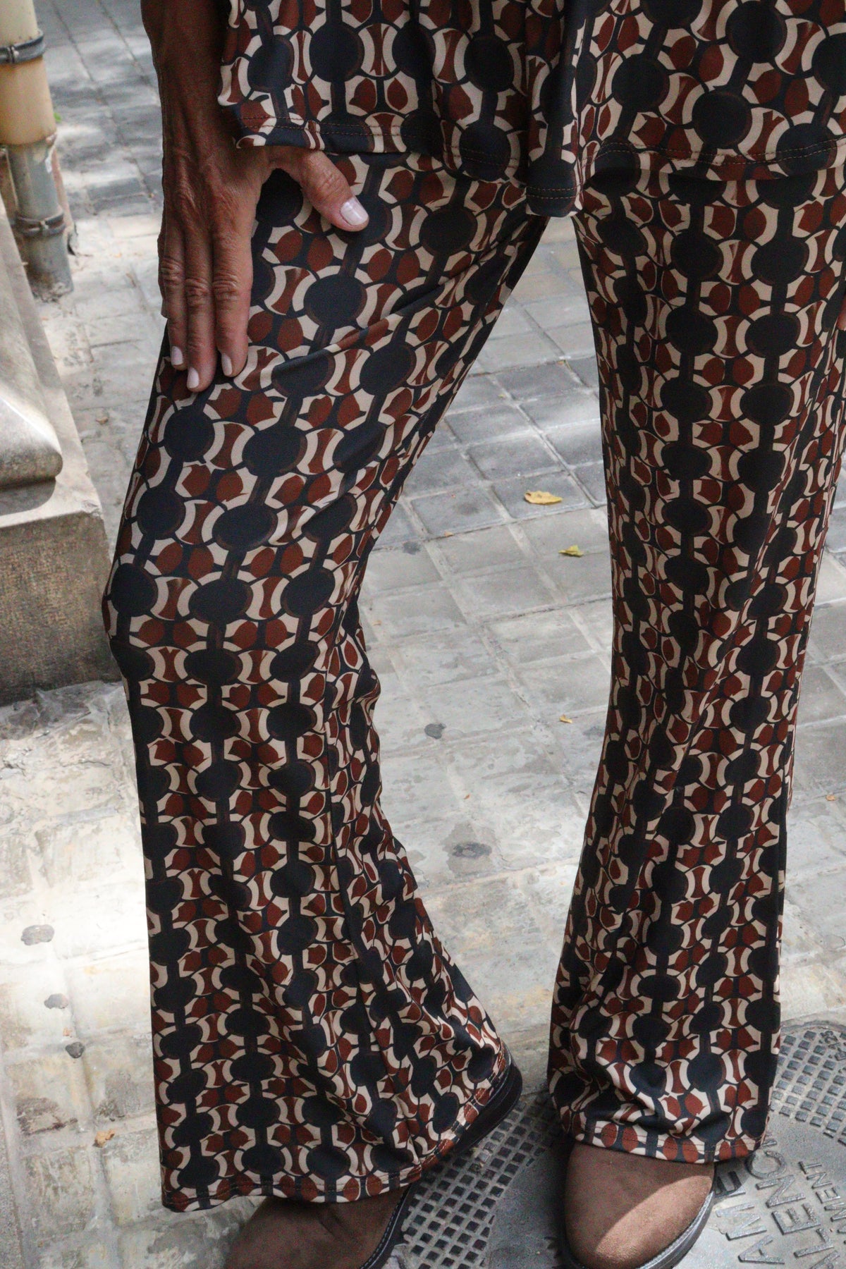 PANTALON MARIA CAMPANA TERRACOTA