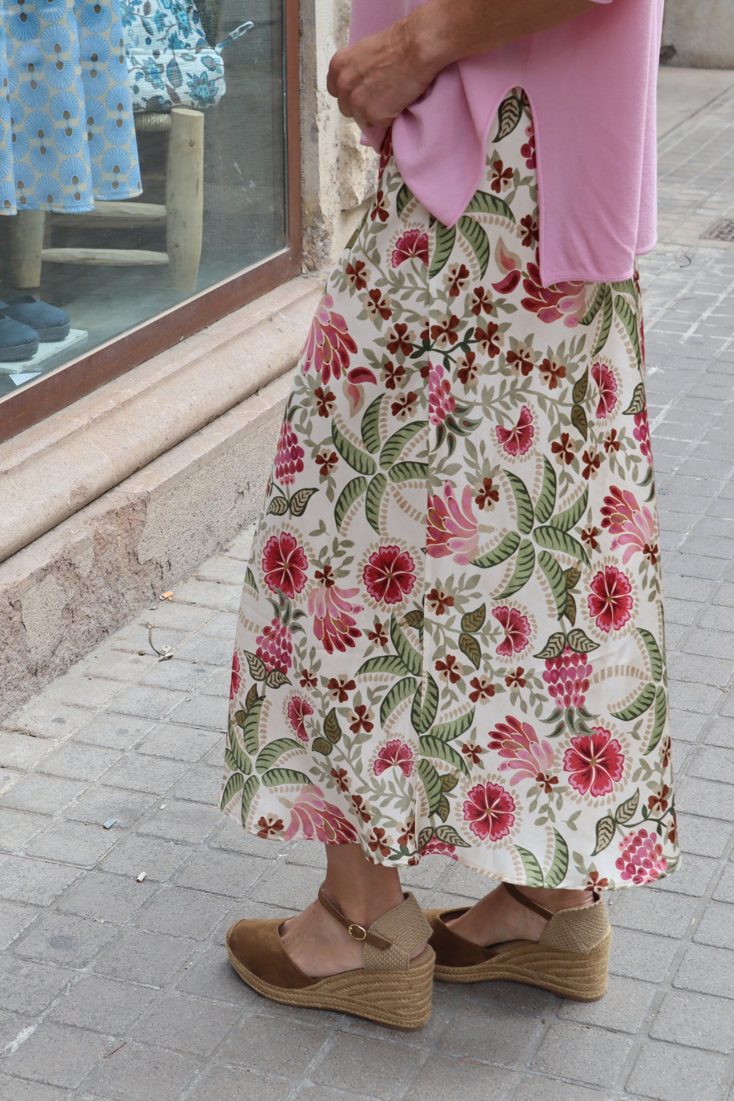 FALDA PALMERAS BLANCA