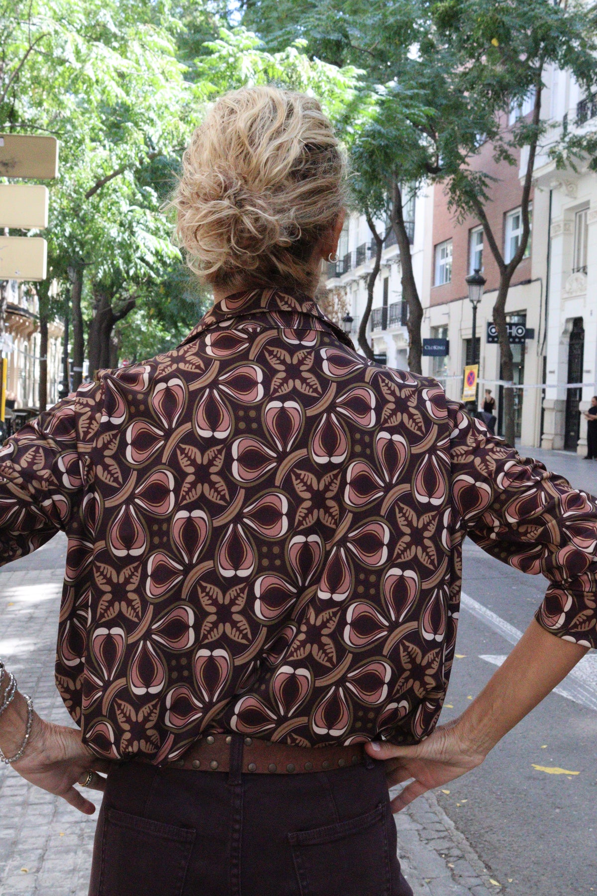 CAMISA GABRIELA BERENJENA