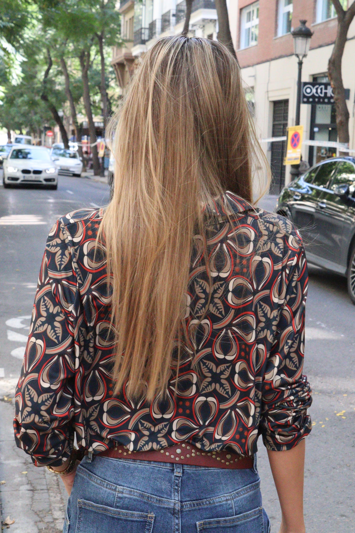 CAMISA GABRIELA AZULES