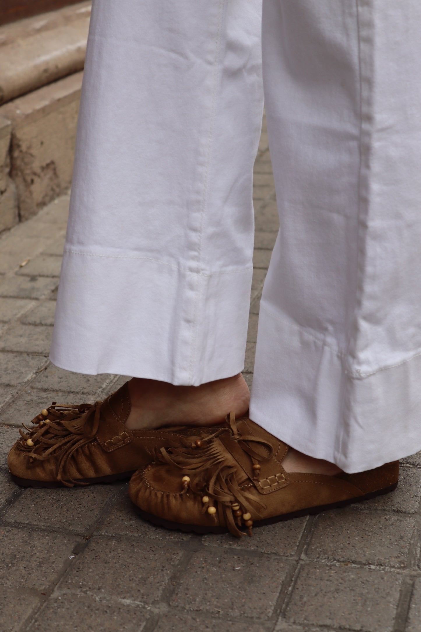 MULES FLECOS ZOE CAMEL