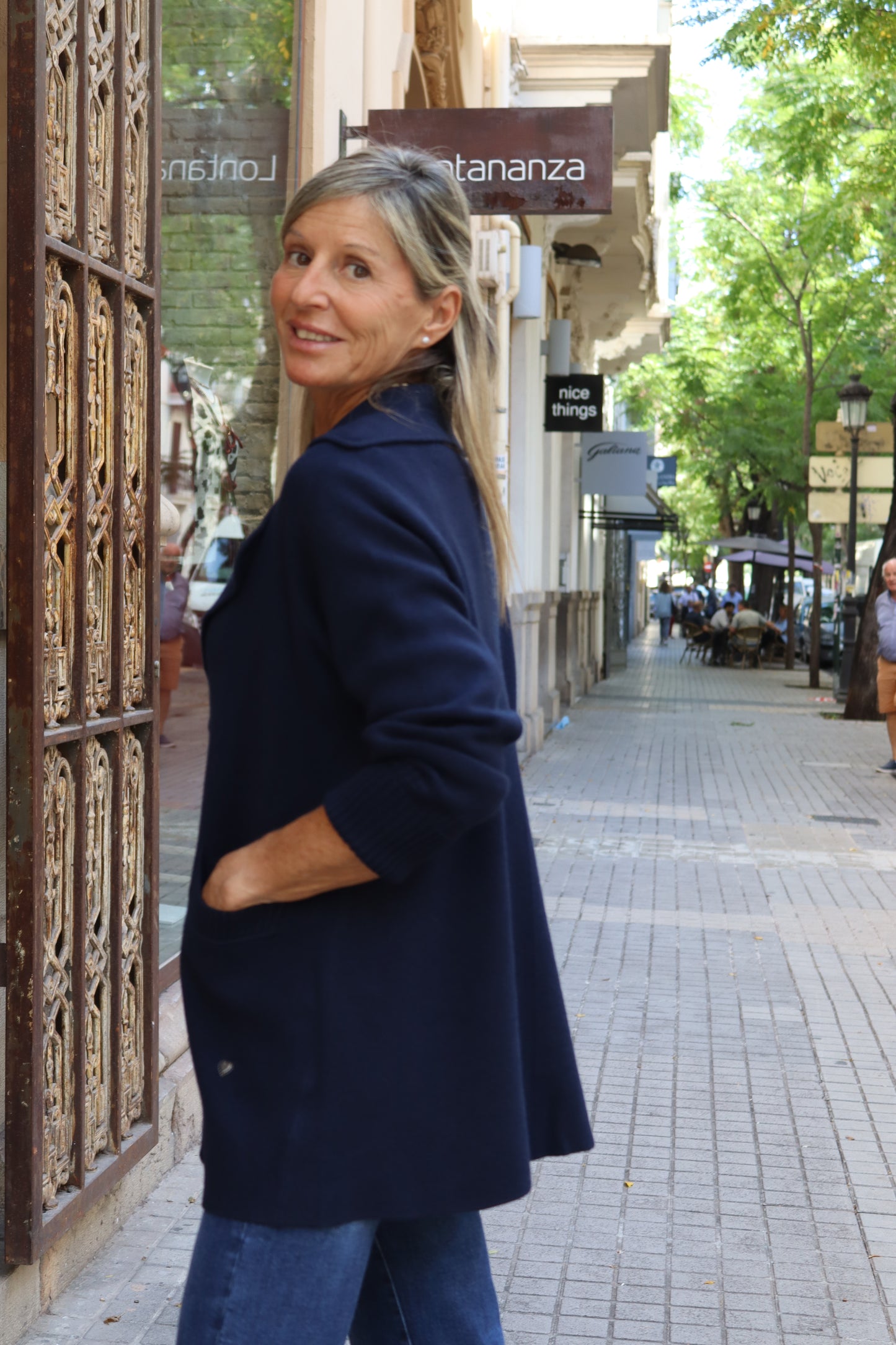 CHAQUETA PUNTO PAULA MARINO