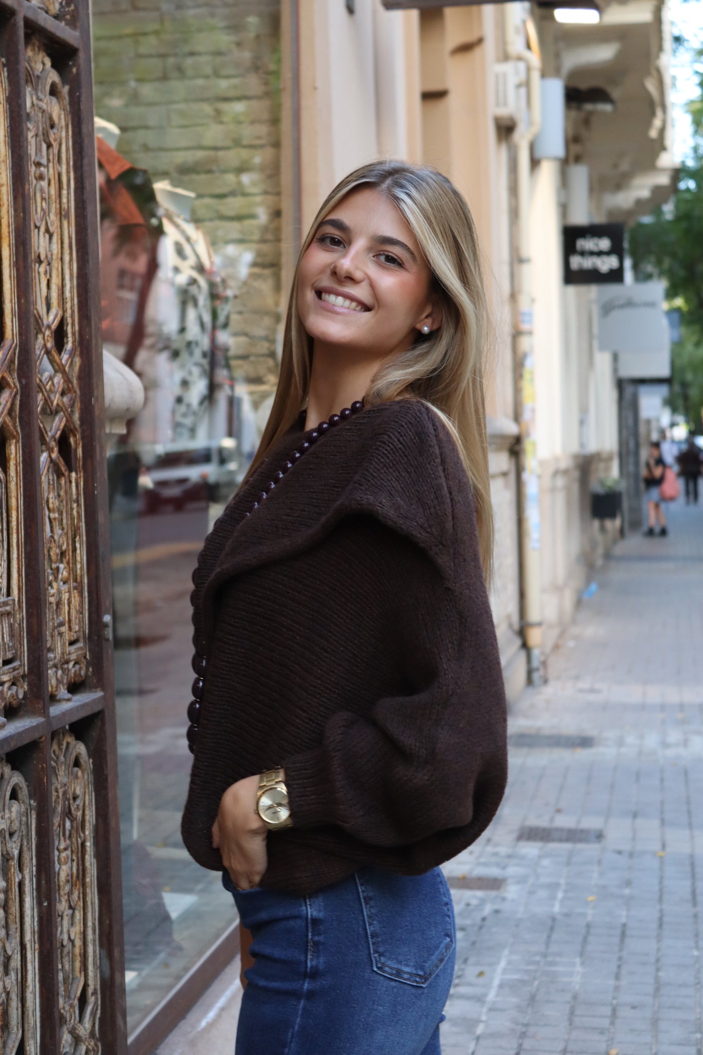 JERSEY CLAUDIA CHOCOLATE