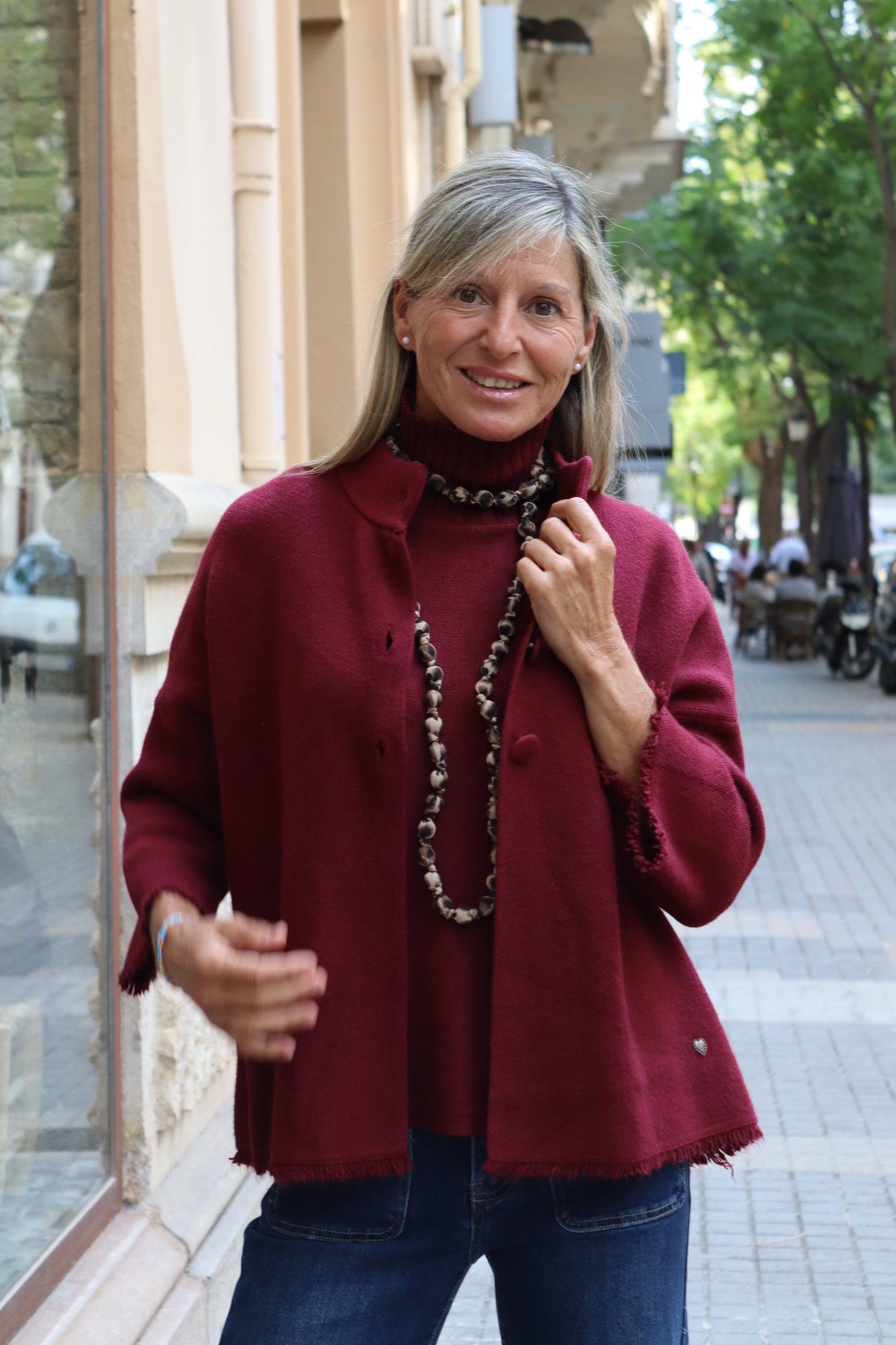 CHAQUETA VICTORIA VINO