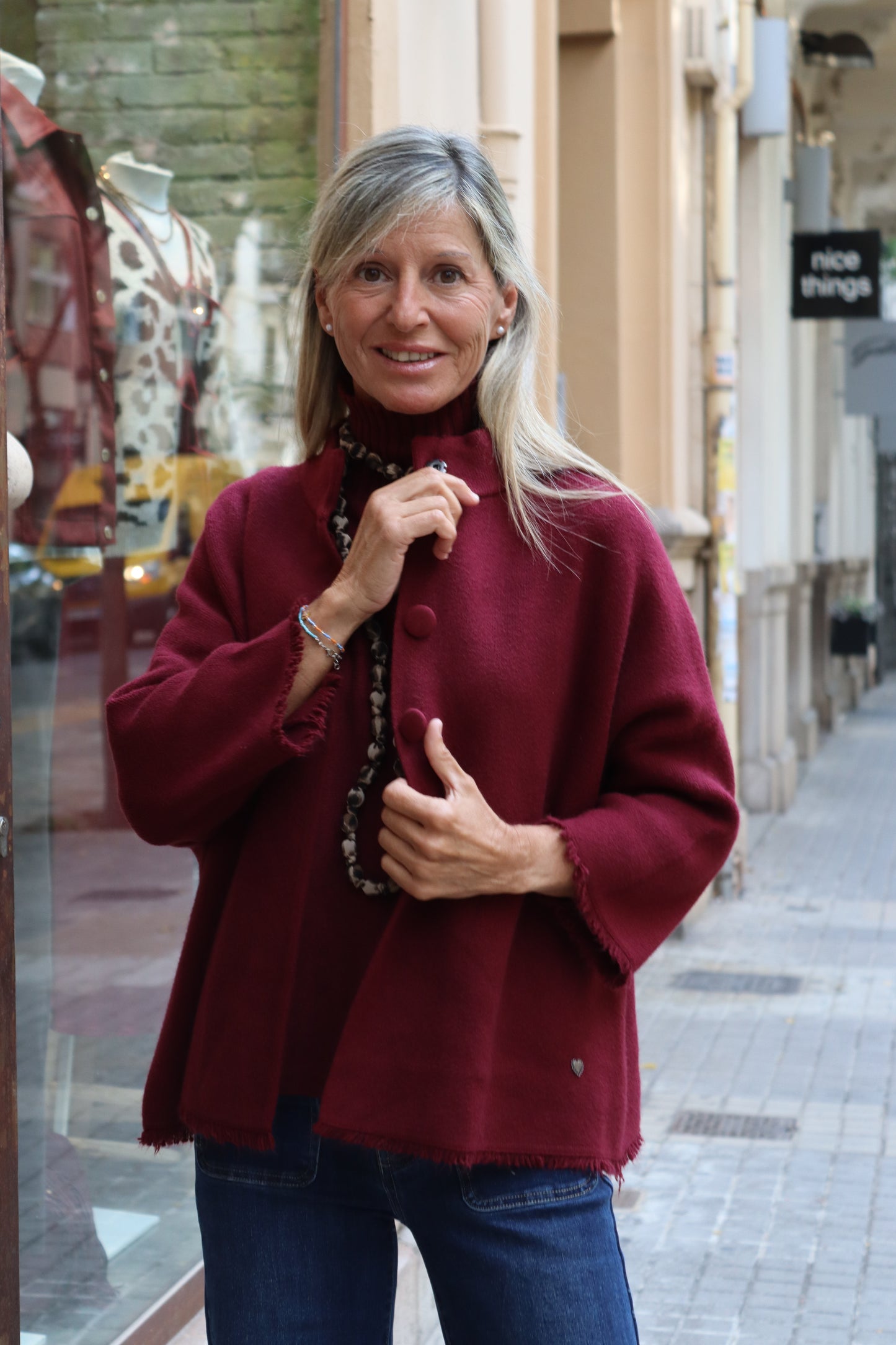 CHAQUETA VICTORIA VINO