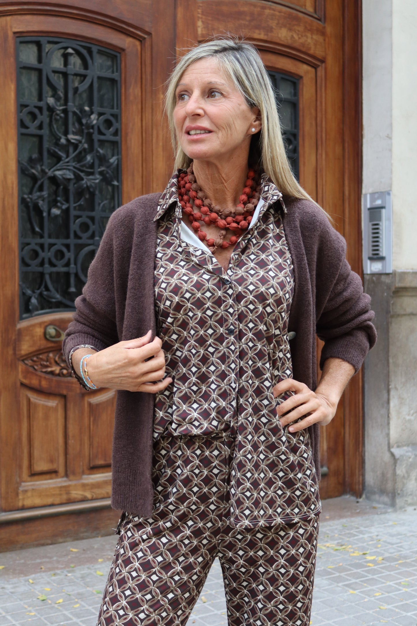 CHAQUETA GEMA CHOCOLATE