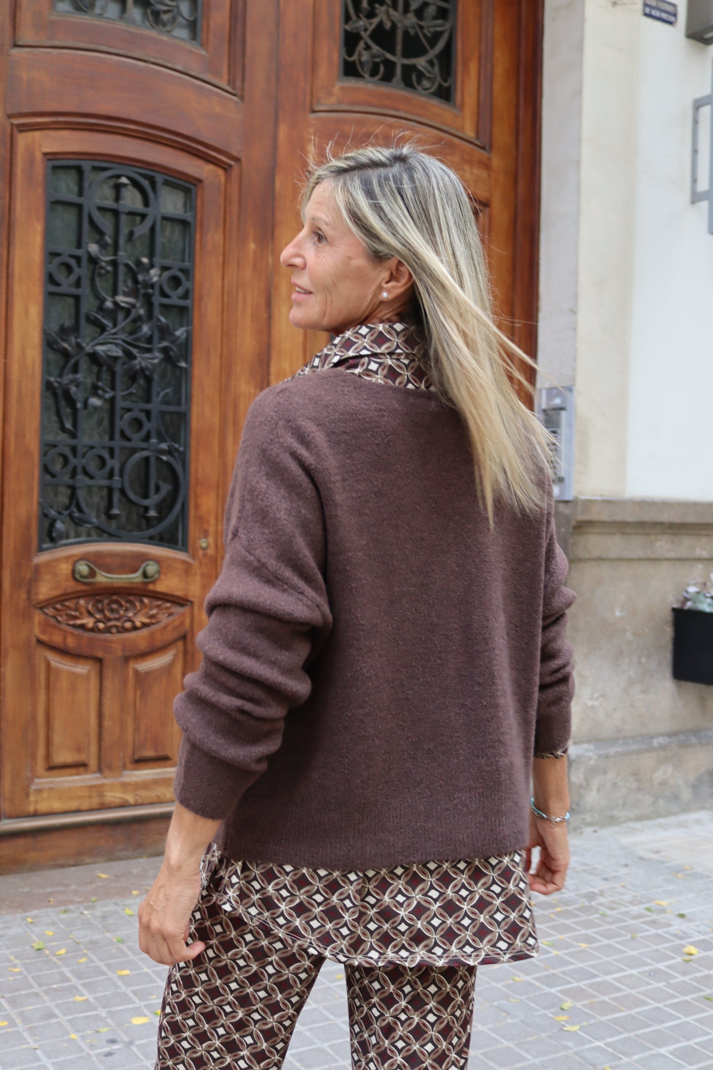 CHAQUETA GEMA CHOCOLATE