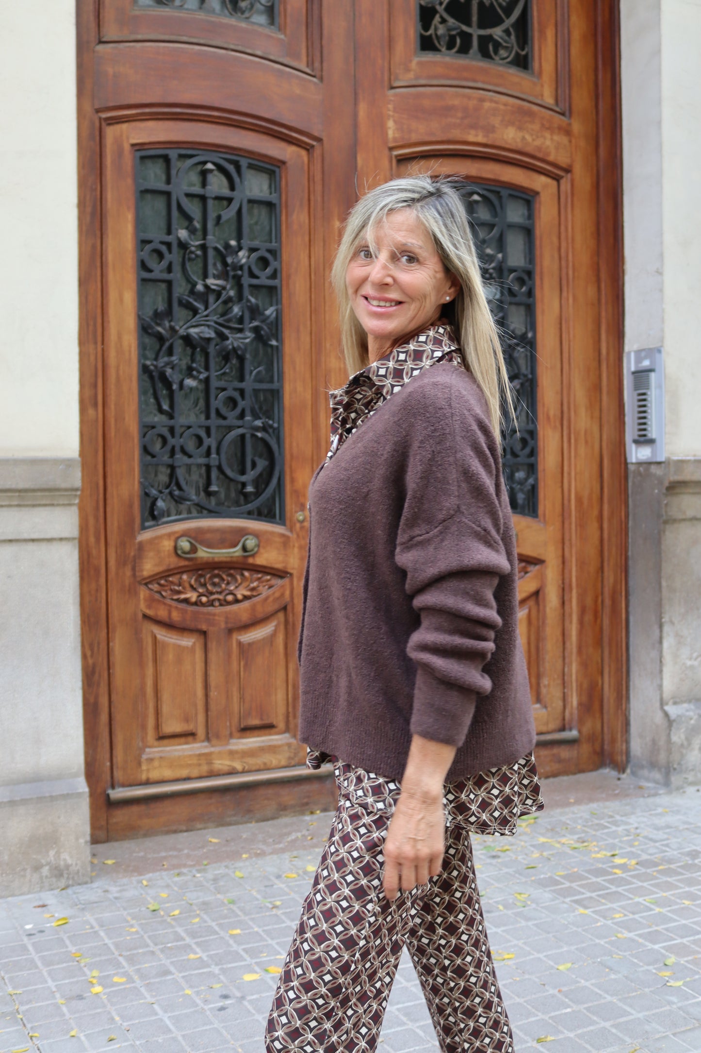 CHAQUETA GEMA CHOCOLATE