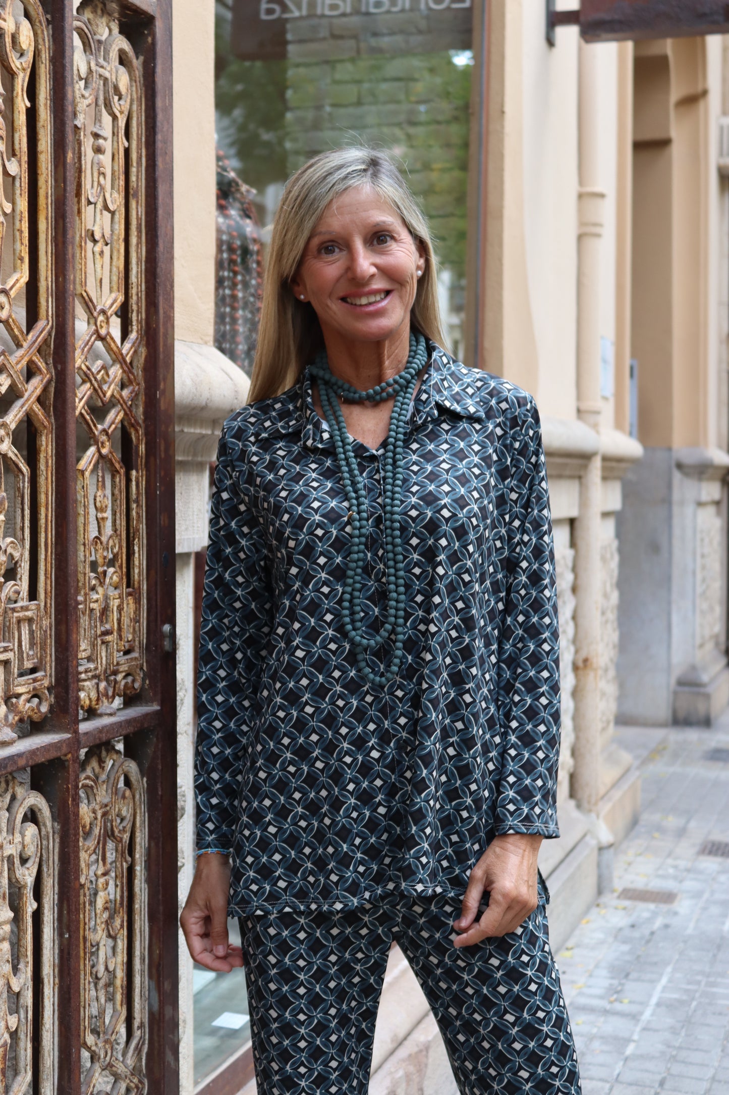 CAMISA ELENA PETROLEO