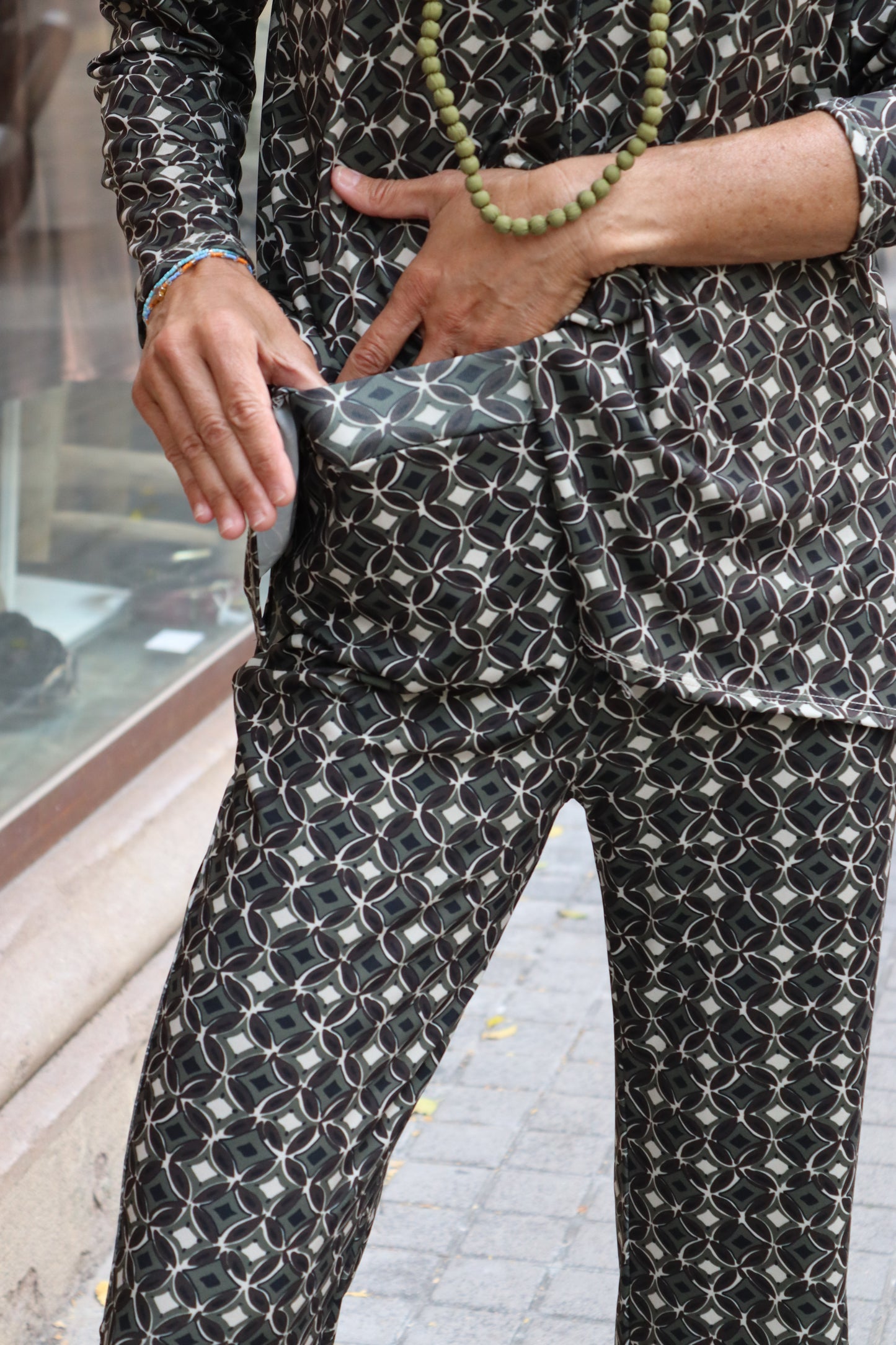 PANTALÓN CAMPANA ELENA VERDE