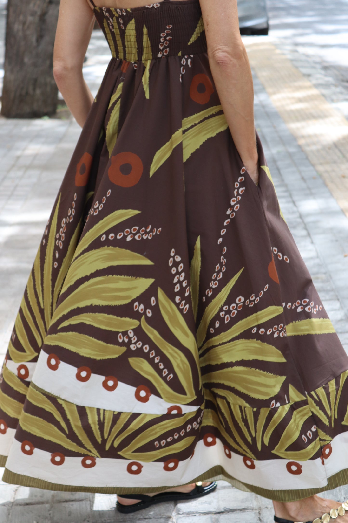 VESTIDO GEMA CHOCO
