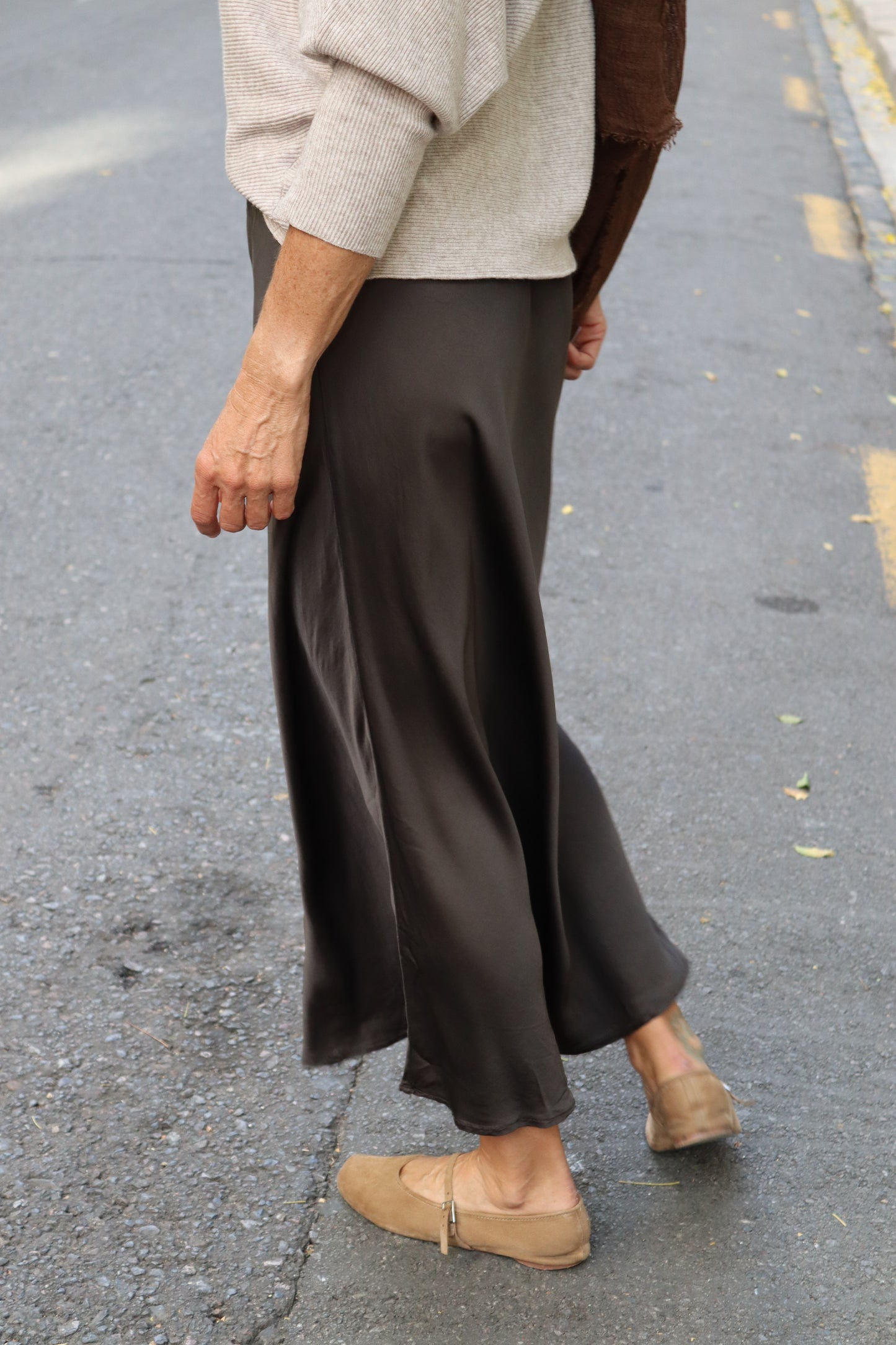 FALDA TERESA CHOCOLATE