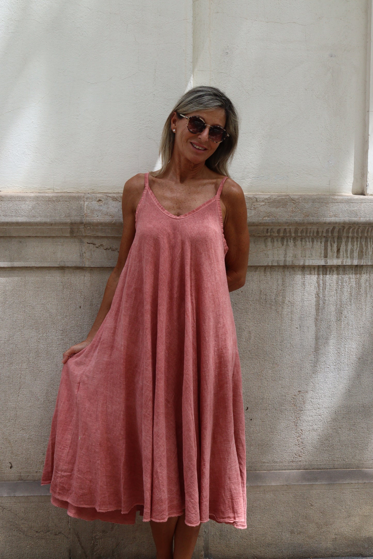 VESTIDO MONI ROSA SALMON