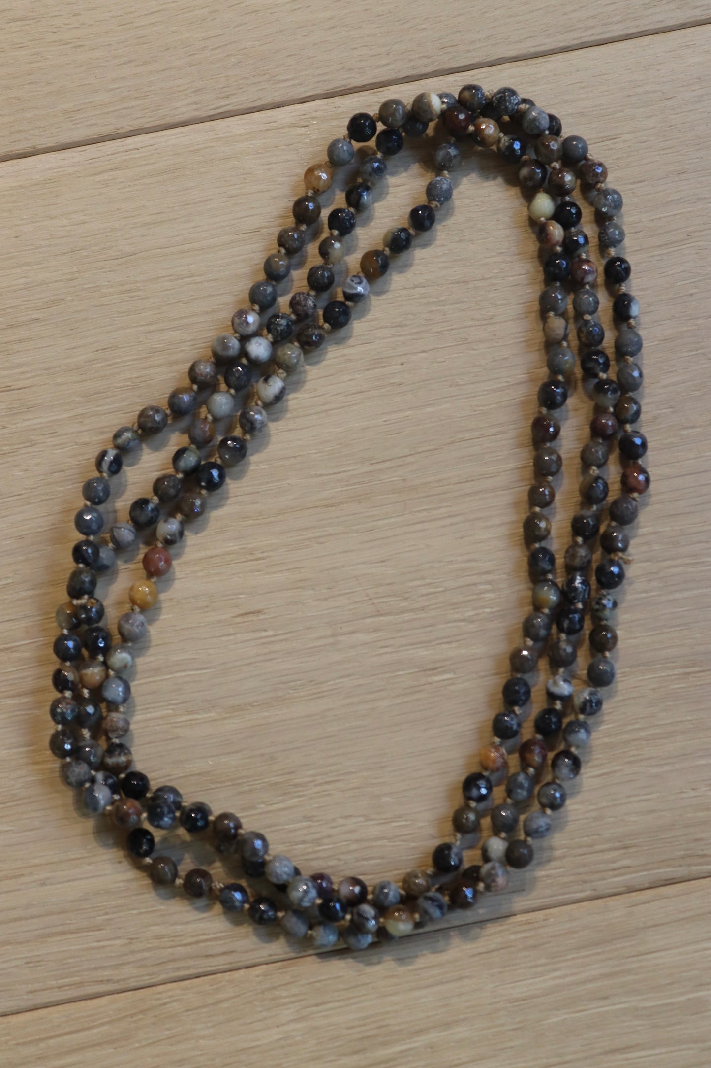 COLLAR ZOE MULTI GRISES