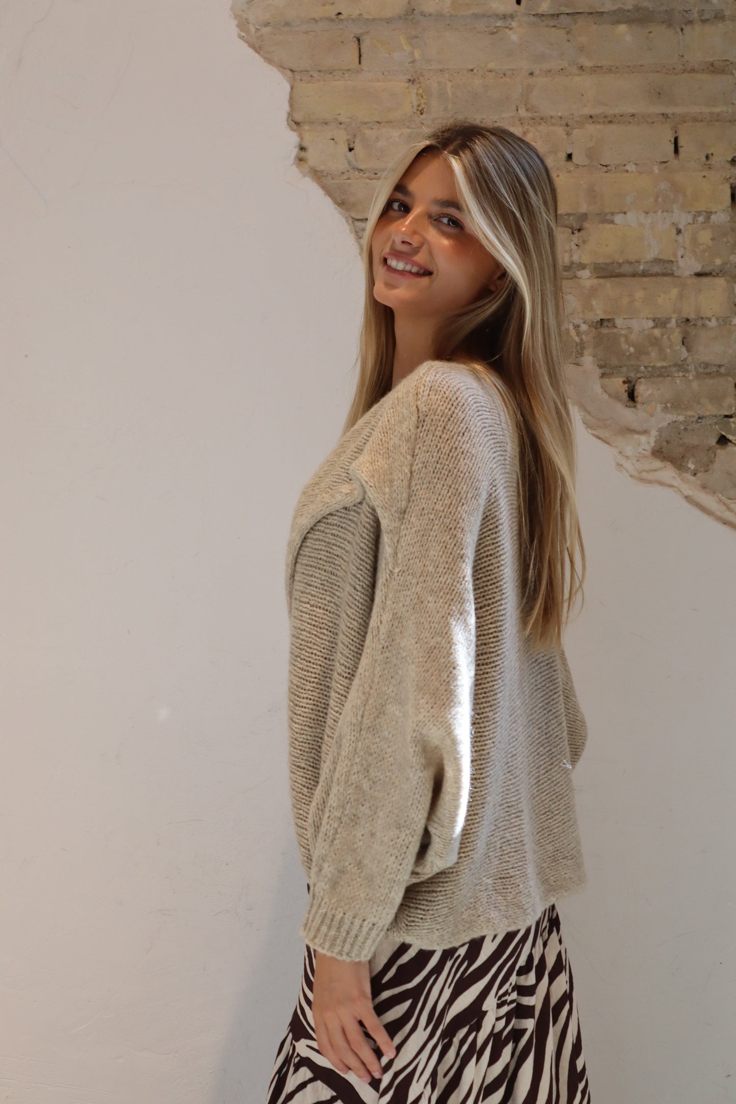 JERSEY CLAUDIA BEIGE