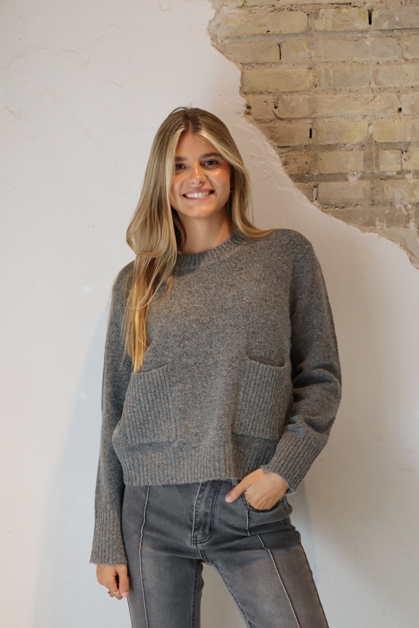 JERSEY MERY BOLSILLOS GRIS