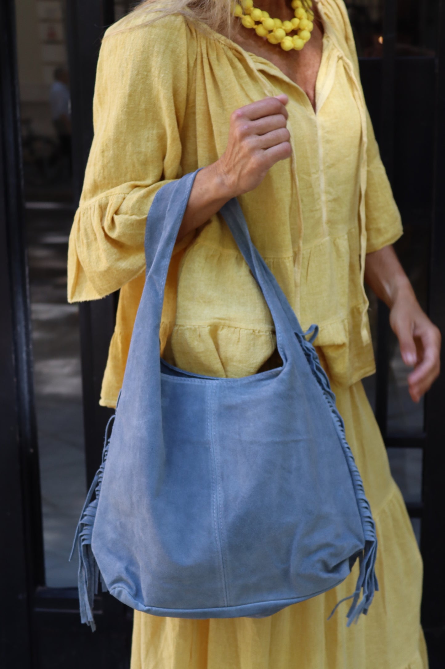 BOLSO FLECOS AZUL