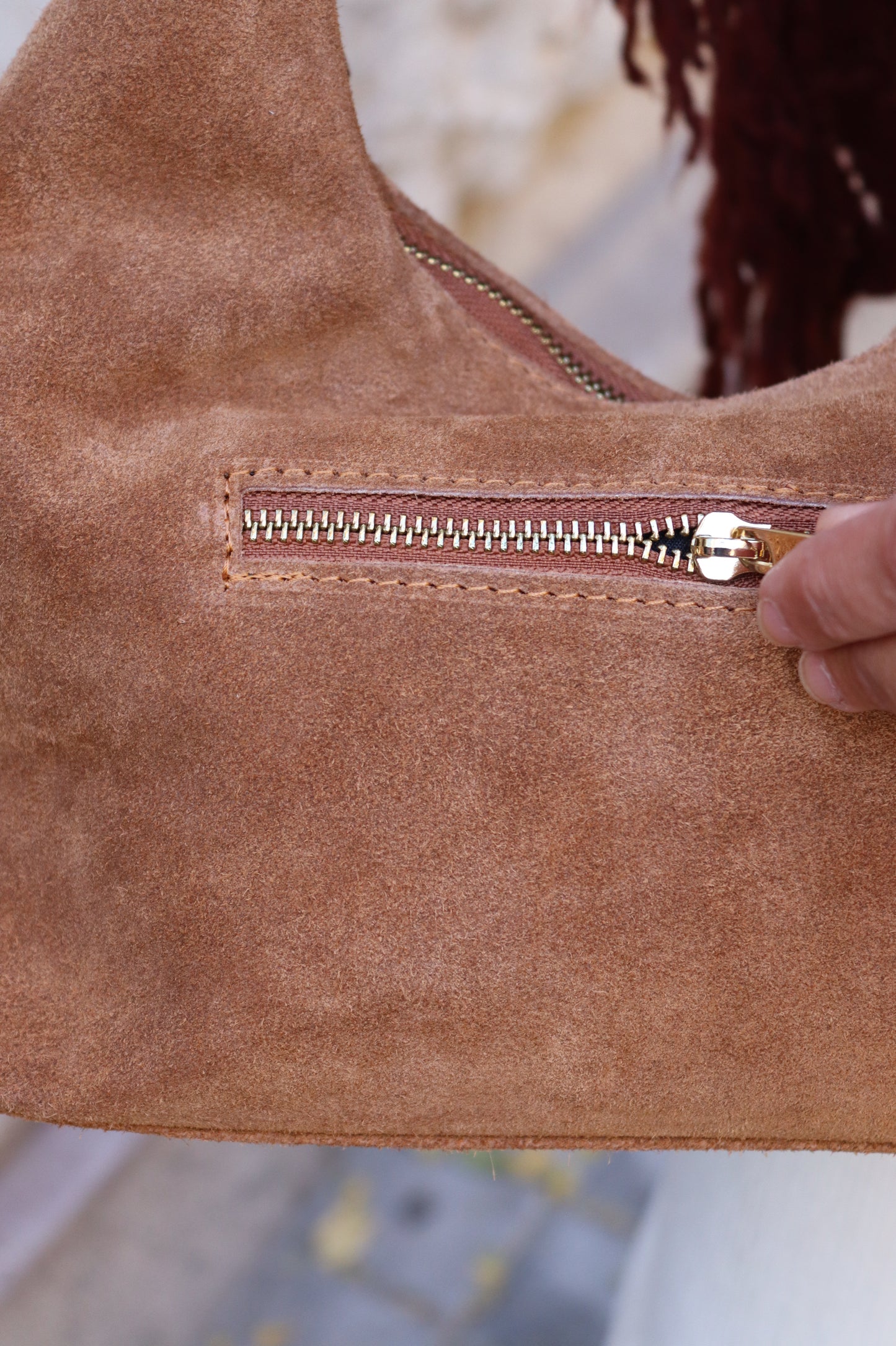 BOLSO TACHUELAS CAMEL