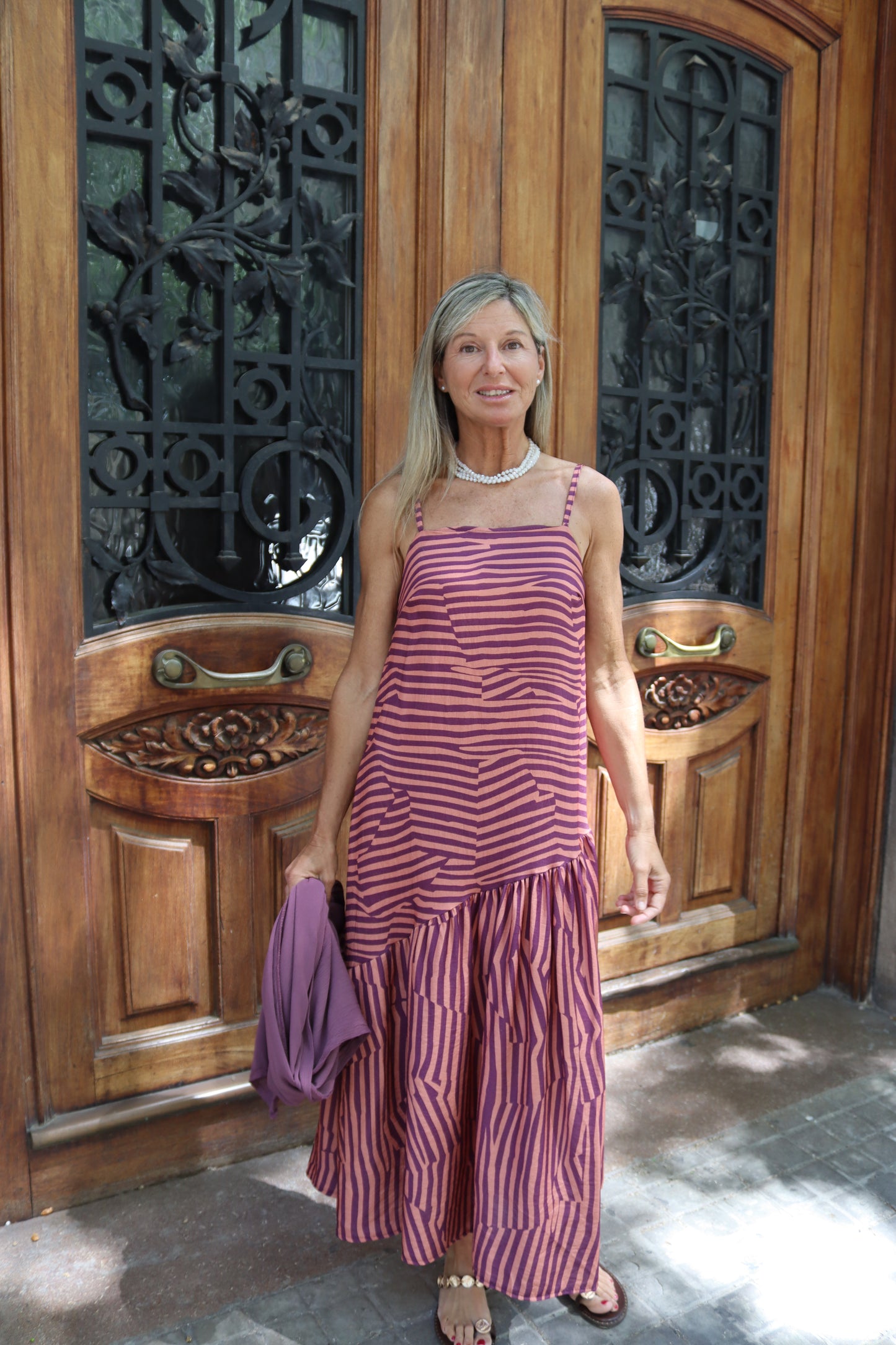 VESTIDO ZEBRA ROSA