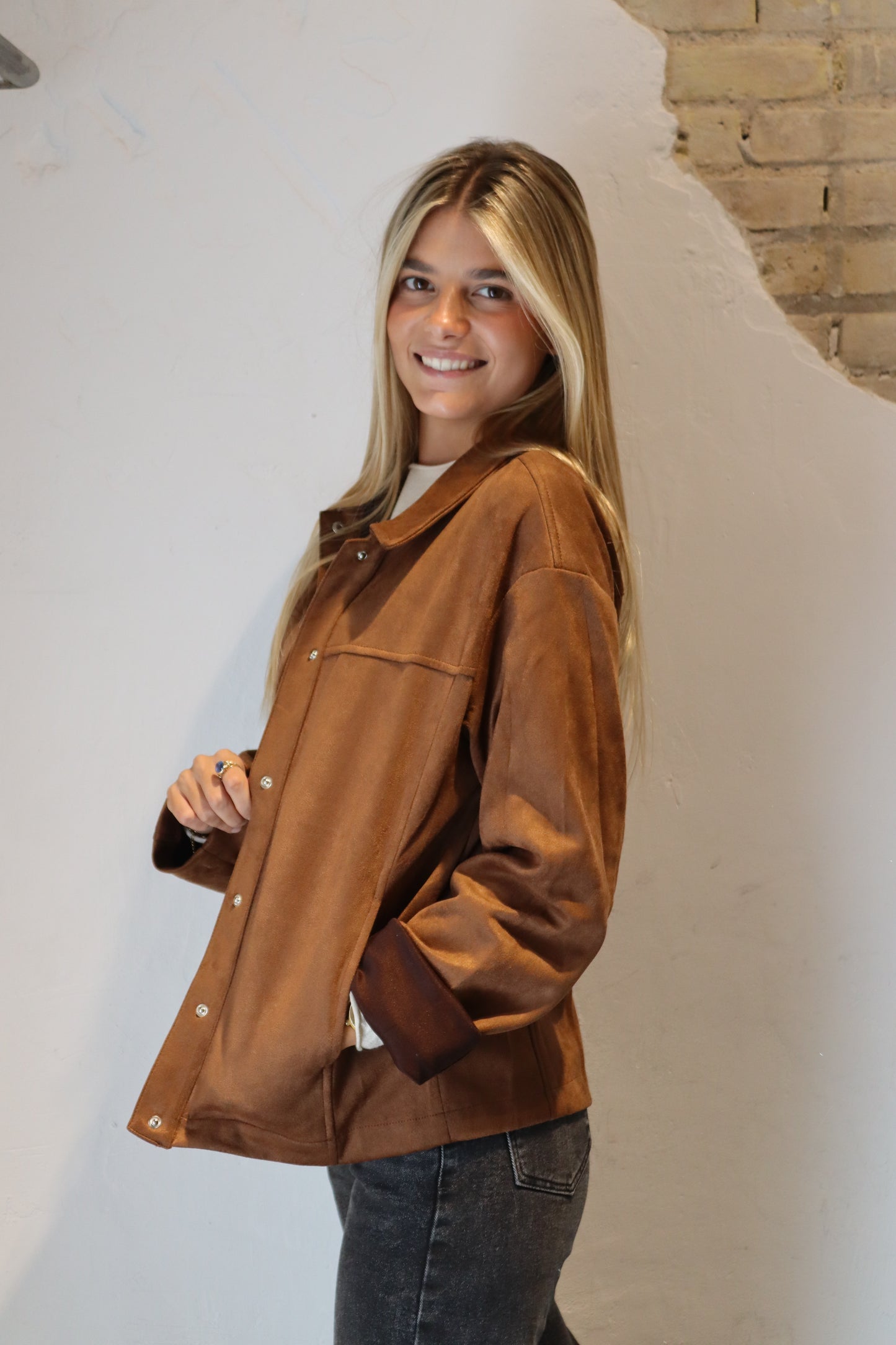 CHAQUETA ANTELINA CAMEL