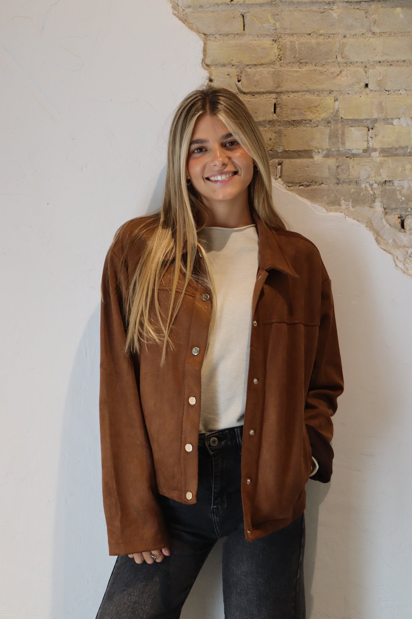 CHAQUETA ANTELINA CAMEL
