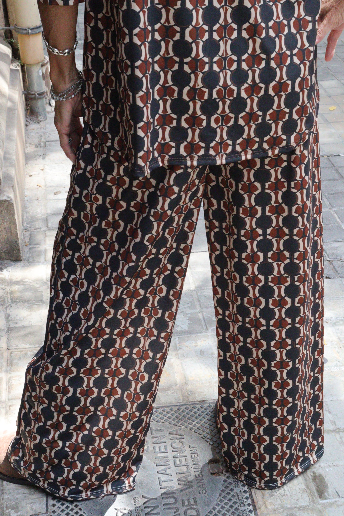 PANTALÓN RECTO MARIA TERRACOTA