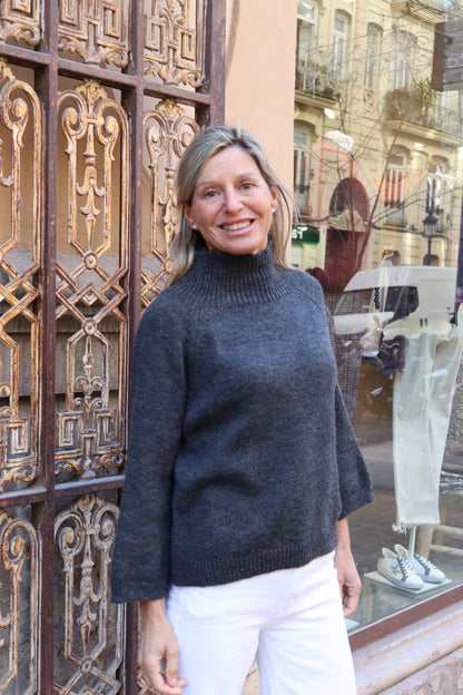 JERSEY BERTA GRIS ANTRACITA