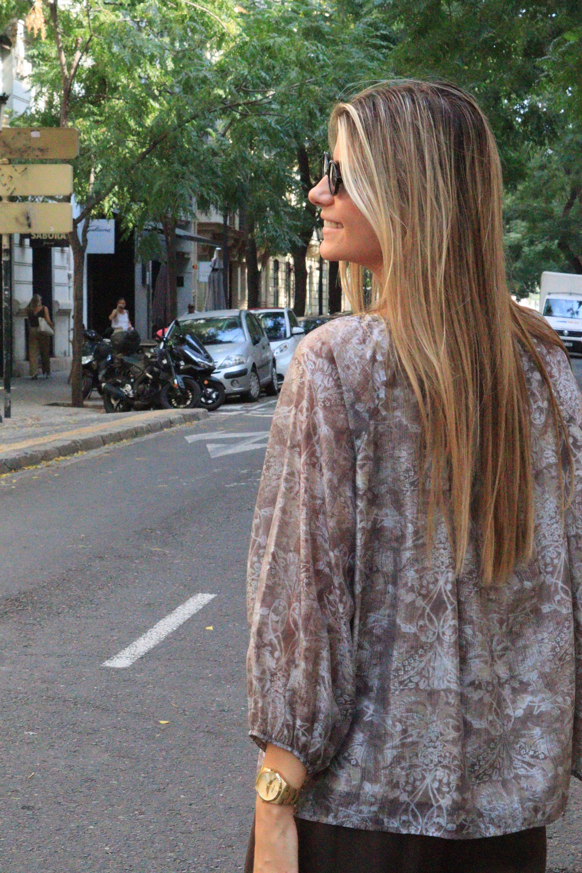CAMISA SILVIA AZUL