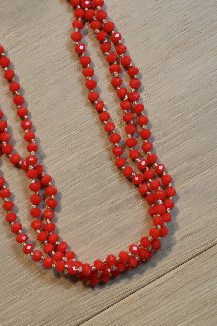 COLLAR ZOE ROJO