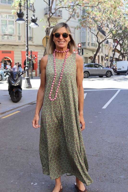 VESTIDO PILAR PISTACHO