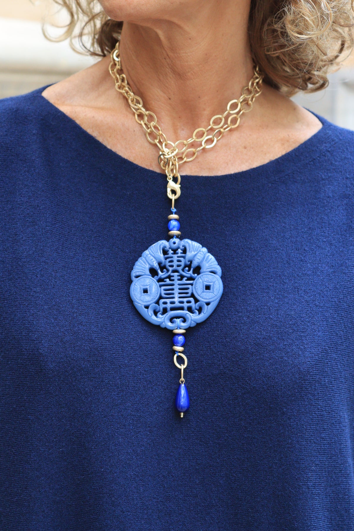 COLLAR JAIPUR AZUL