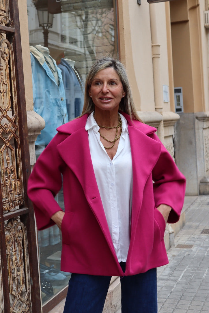 ABRIGO ITALIA FUCSIA