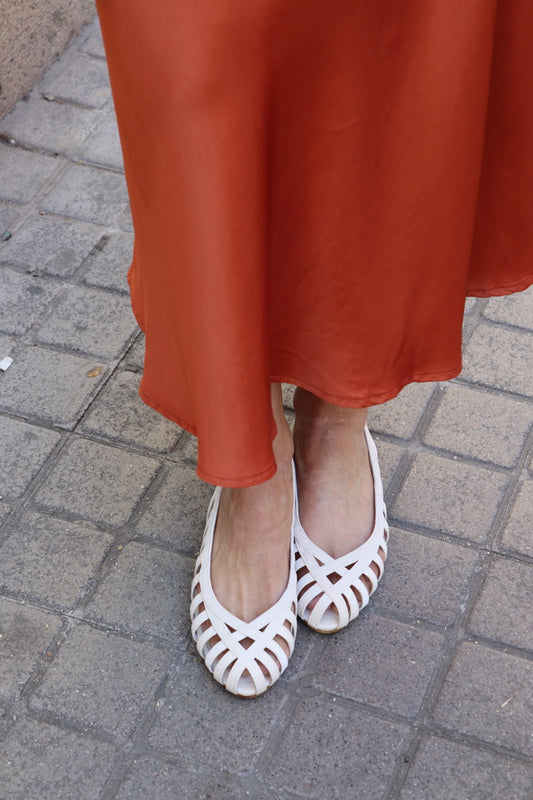 BAILARINA MULTI-STRAP BLANCA