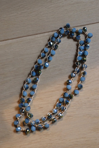COLLAR TERESA CORTO MULTI AZUL