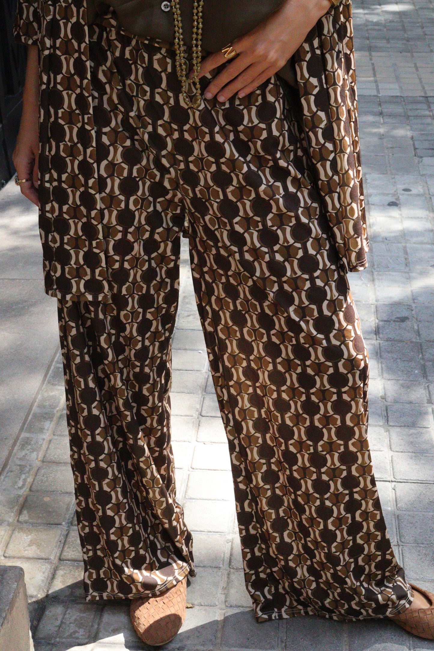 PANTALÓN RECTO MARIA PISTACHO