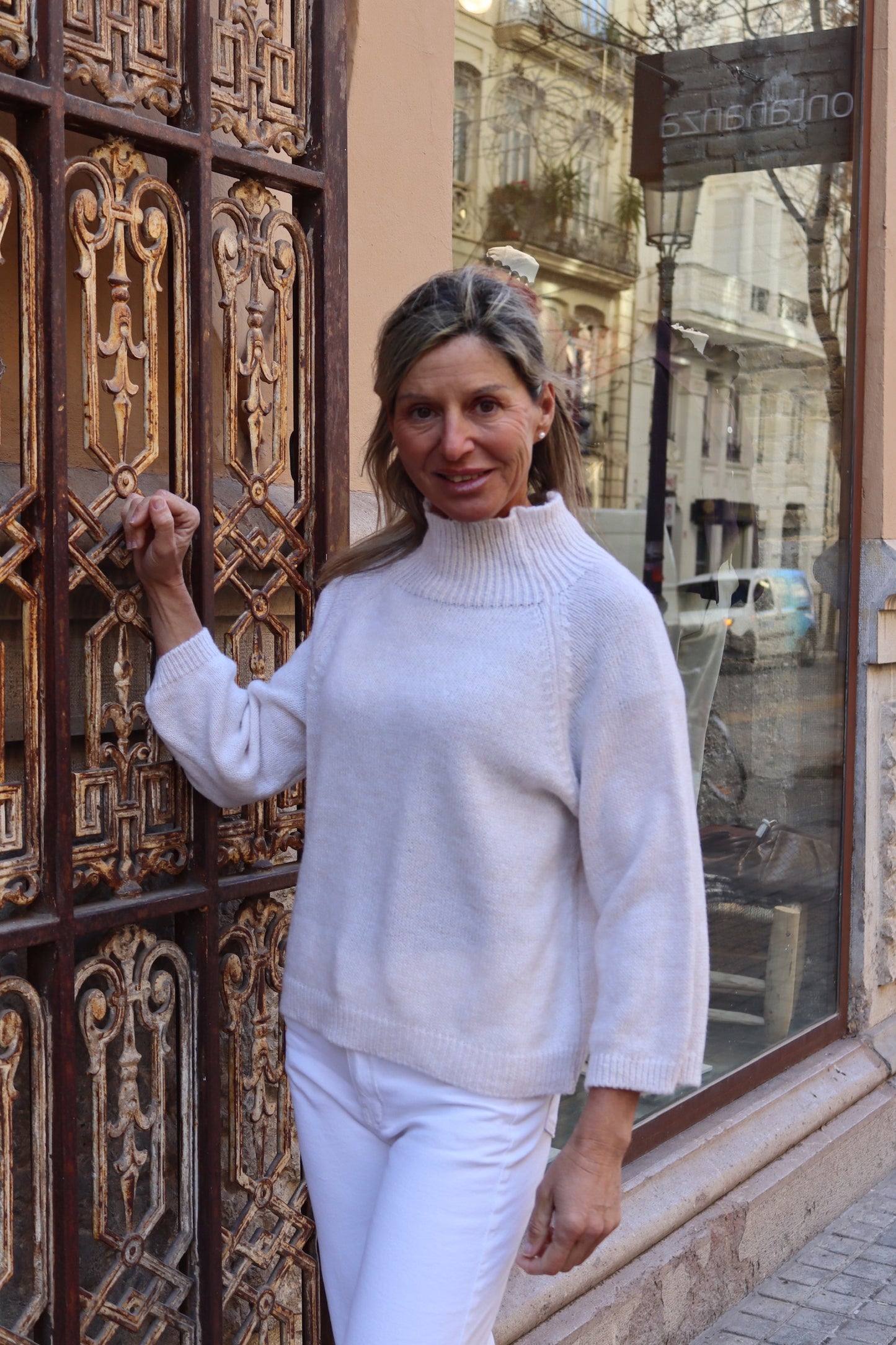 JERSEY BERTA BLANCO ROTO