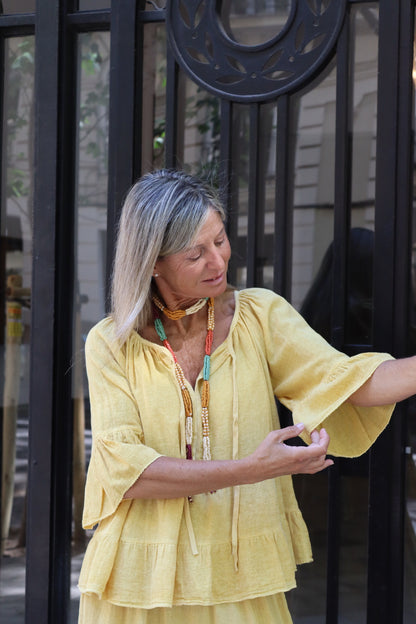 BLUSA CELIA AMARILLA