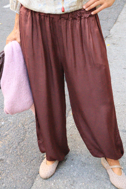 PANTALON BOMBACHO BERENJENA