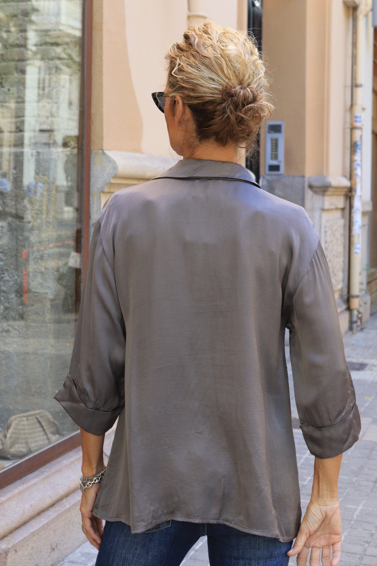 CAMISA MONACO GRIS