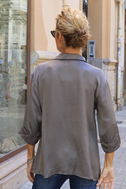 CAMISA MONACO GRIS