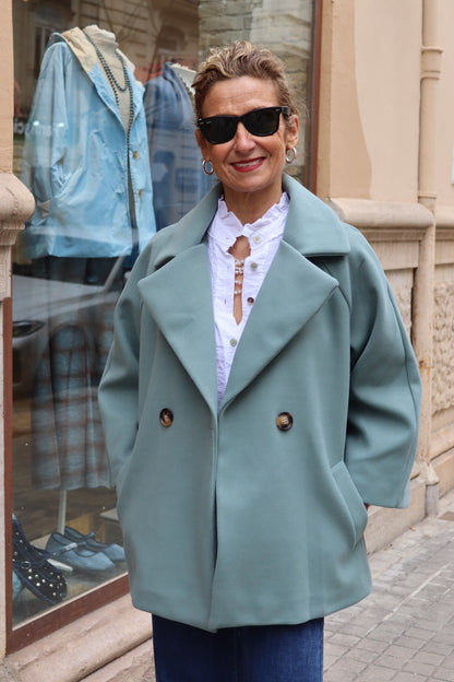 ABRIGO ITALIA VERDE AGUA