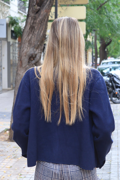 POLERA BOLSILLOS MARINO